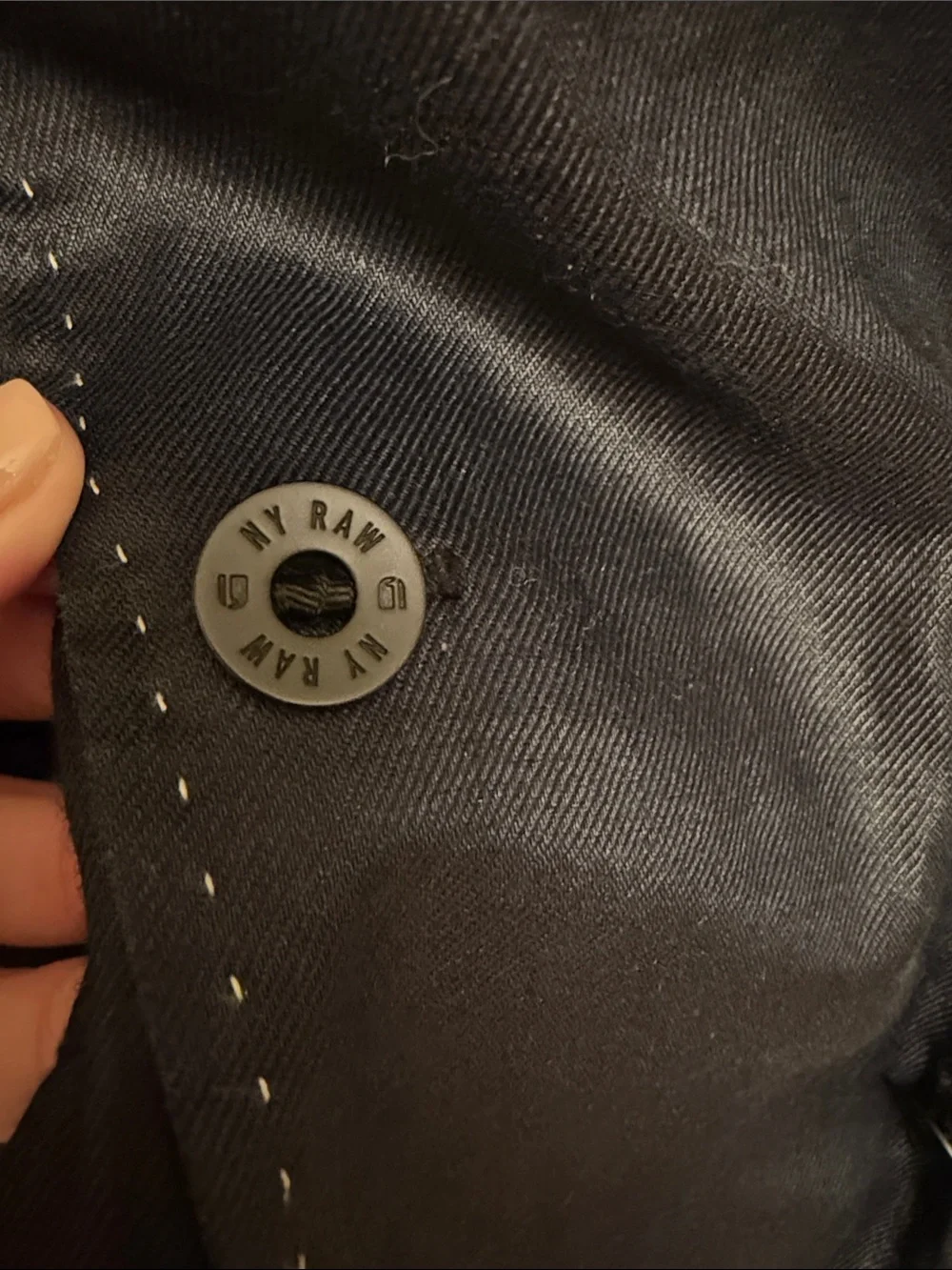 G-Star Men's Dark Navy Double-Breasted 100% Linen Blazer - Picture 6 of 14